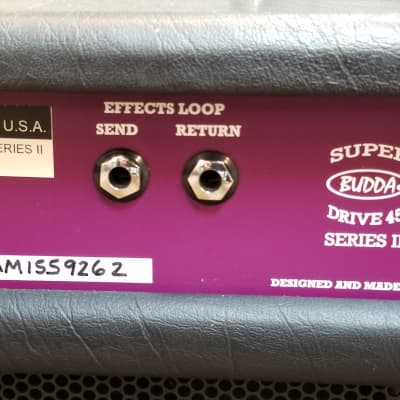 used Budda Super Drive 45 Series II tube amp head, Very Good Condition, Sounds Great! superdrive image 8
