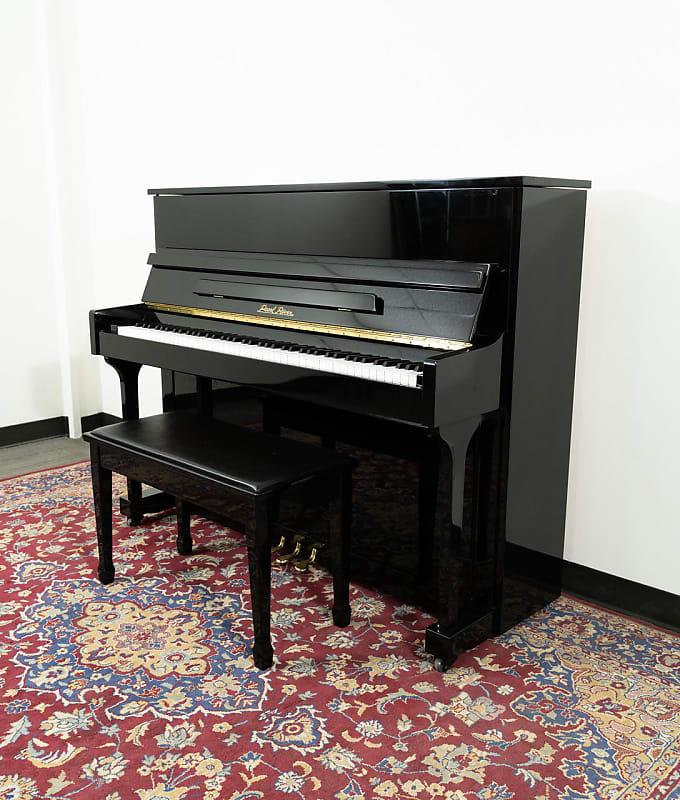 Pearl River 46" UP118M Upright Piano | Polished Ebony | SN: 308819 image 1