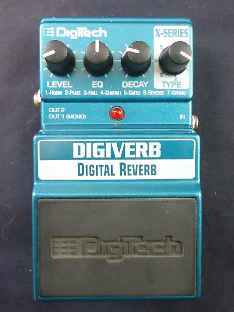 DigiTech X-Series Digiverb Digital Reverb with Power Supply