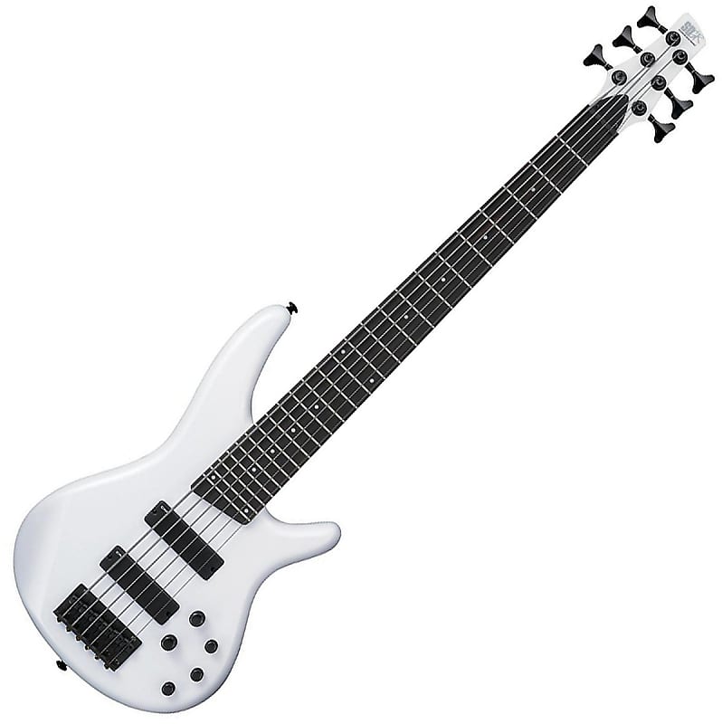 Ibanez SR256-PW Soundgear 6-String Bass Pearl White image 1