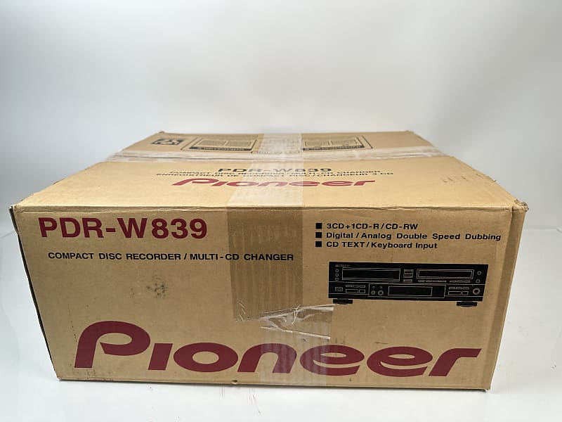 Pioneer PDRW839 Compact Disc Recorder Multi 3 CD Charger Reverb