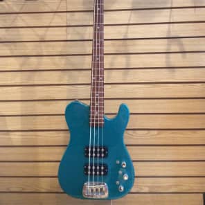 G&L USA ASAT Bass HH w/ Empress Wood Body, #8 Neck Clear Blue w/ Rosewood Fretboard 2016