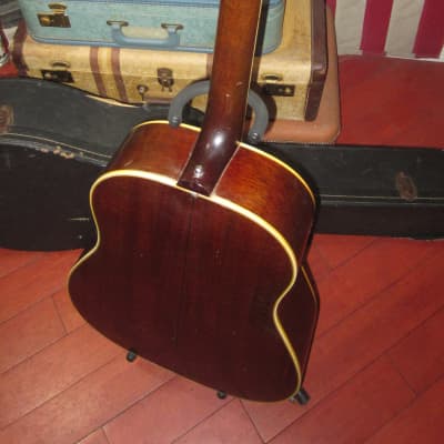 1961 Gibson Country Western Dreadnought Acoustic Natural with Hardshell Case image 3