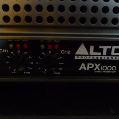Alto Professional APX1000 Stereo Power Amplifier - Light