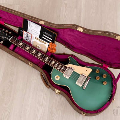 2020 Gibson Custom Shop Historic 1954 Les Paul R4 Inverness Green Dark Back w/ CustomBucker PAFs, Case, COA, Tags image 22