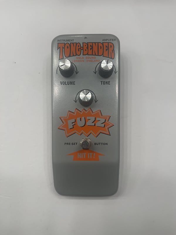 Sola Sound Colorsound Tone Bender Fuzz Silver Tonebender Guitar Effect Pedal