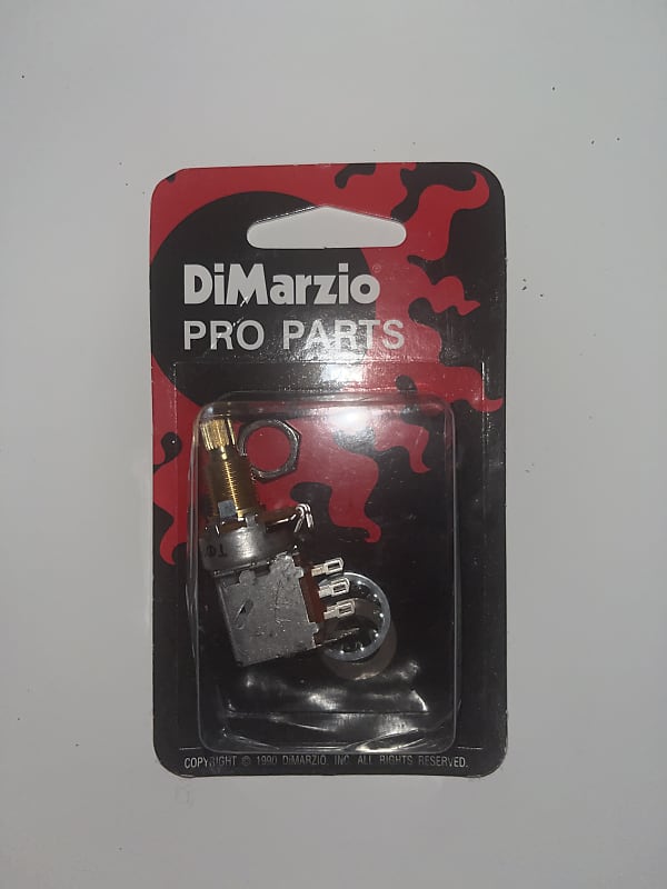 DiMarzio Pro Parts Push Pull 500k Volume Pot Reverb