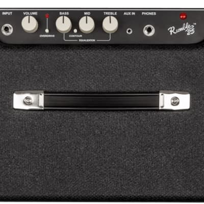 Fender Rumble 25 V3 Bass Combo Amplifier, 25W, Black image 3