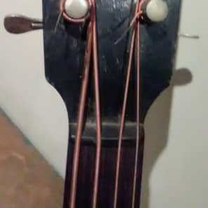 Gibson "Style-J" Mando-bass  1919. With Original Canvas Bag and "Orientation" Pegs! image 7