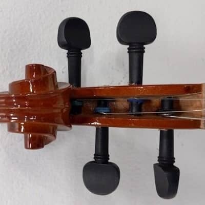 Rothenburg Stradivarius Copy Sized 4/4 violin, Germany, Vintage, with case & bow image 17