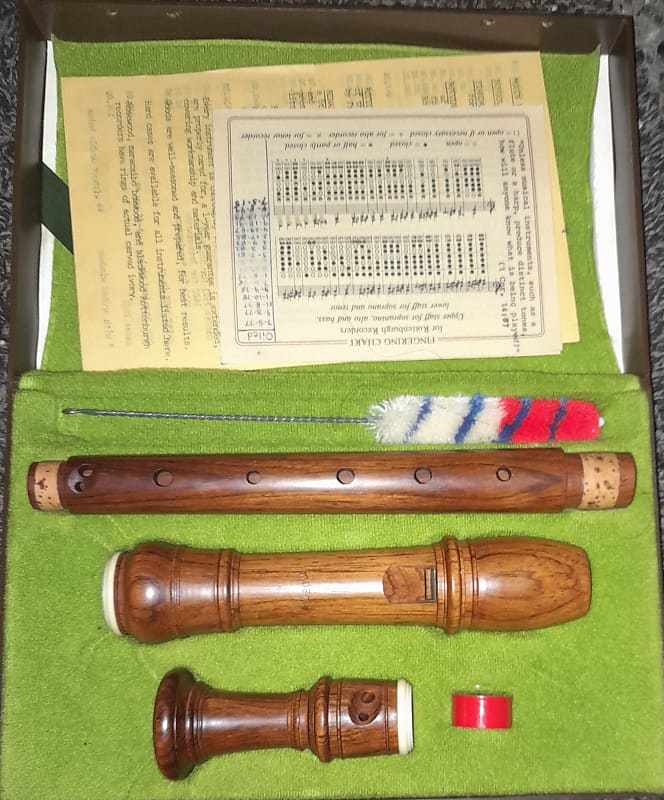 Rottenburgh by moeck 439 alto recorder 1977 - Palisander