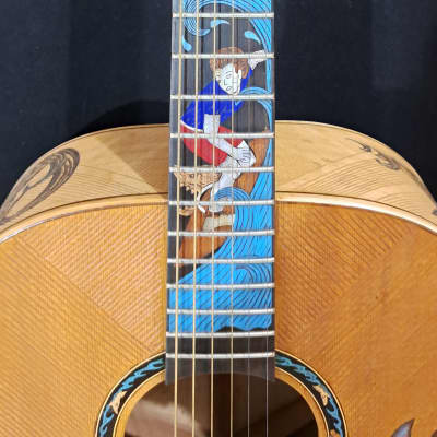 Blueberry NEW IN STOCK Handmade Acoustic Guitar Grand Concert Surfer image 2