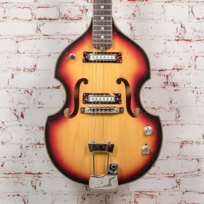Blackjack by Teisco Violin Style Hollowbody 1960s Vintage Electric Guitar x3832 (USED) image 1