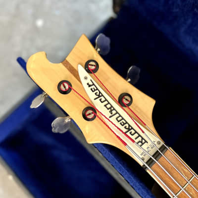 Rickenbacker 4001 bass guitar c 1977 - Mapleglo original vintage USA image 6