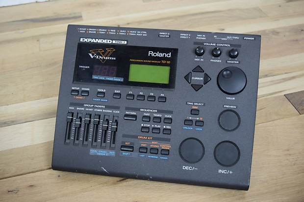 Roland TD 10 TDW 1 expanded electronic drum brain near MINT used