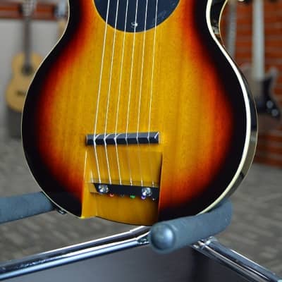 G-Sharp OF-1 Travel Guitar, Three Tone Sunburst (g# tuning, comes w/ gig bag) image 2