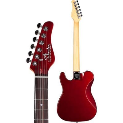 Guitarra eléctrica Schecter PT Fastback II B M Red Bigsby image 10
