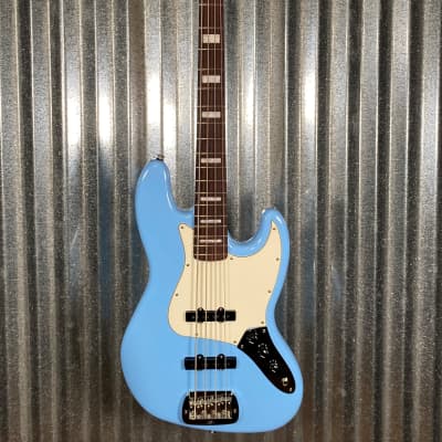 G&L USA JB 4 String Bass Himalayan Blue & Case #7113 image 4