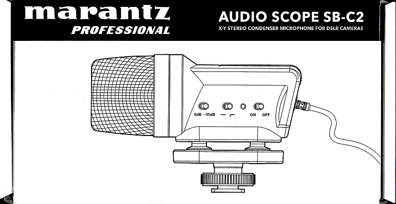 Marantz Professional Audio Scope SB-C2 X/Y Stereo Condenser Microphone Black image 1