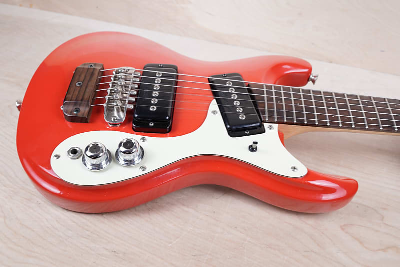 Mosrite Mini Guitar Red Made in Japan MIJ w/ Bag | Reverb