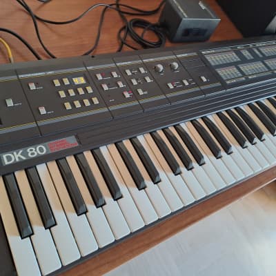 SIEL DK-80 rare vintage analog synthesizer keyboard with original psu for sale