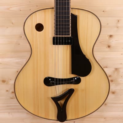 Benoit Lavoie #187 Handmade Hollow-Body Electric Guitar 2019 - Ebony Fingerboard, Natural for sale