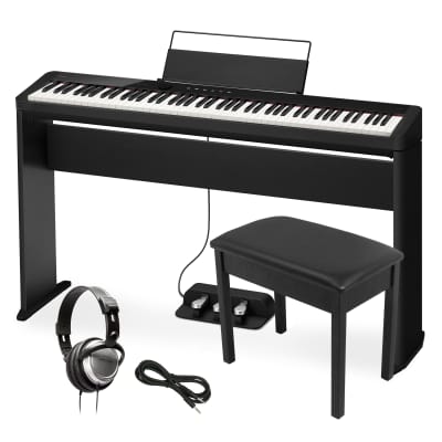 Casio Privia PX-S1100 Digital Piano - Black COMPLETE HOME BUNDLE