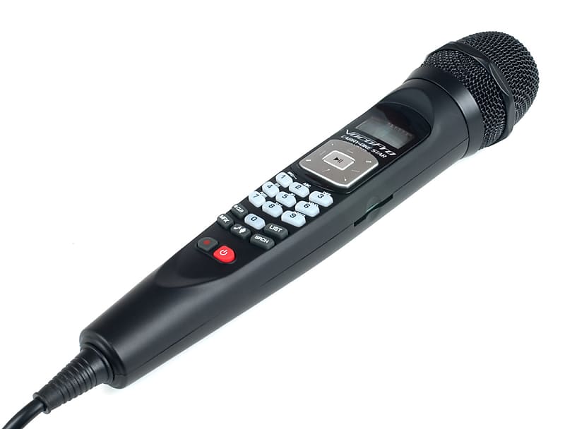 VocoPro CARRY-OKE STAR Plug-and-Play Karaoke Mic with SD Card Player/Recorder image 1