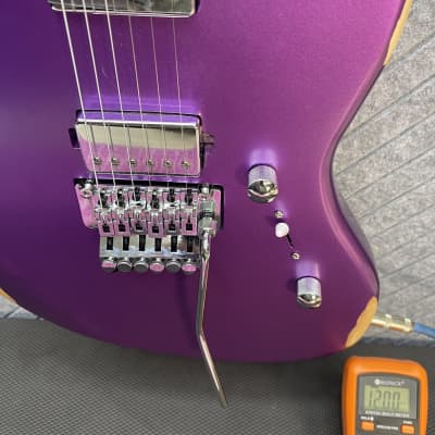SBS Steve Brown Sound Guitars VS200 Includes Our FretWerx In USA Fret Dress and Setup! Purple Metallic image 18