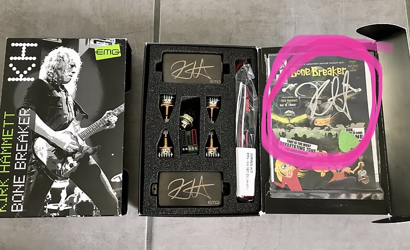 🎸 EMG Pickup KH Kirk Hammett Signed Limited Edition Bone Breaker ...