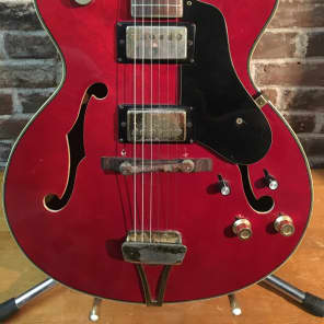 60's "Crown" MIJ Archtop Electric Guitar  owned by Chris Funk of The Decemberists image 4
