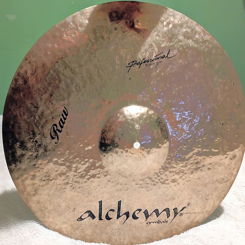 20" Alchemy by Istanbul Agop Raw Ride Cymbal 3108g *Video Reverb