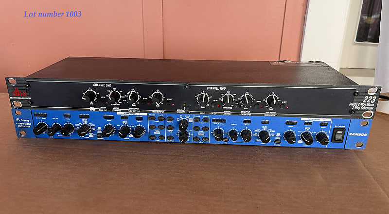 DBX 223 Samson S3 Crossover Pair | Reverb