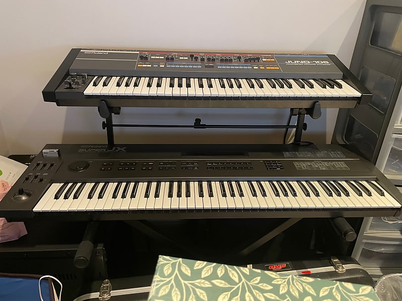 Roland SUPER JX JX-10 アナログシンセ PG-800付き Roland SUPER JX JX-10 アナログシンセ PG-800付き Roland JX-10