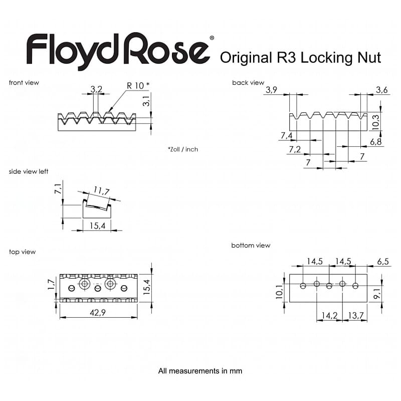 Floyd rose deals nuts