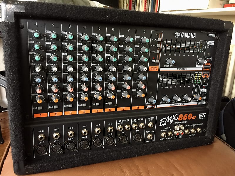 Yamaha EMX860 st Powered Mixer Reverb