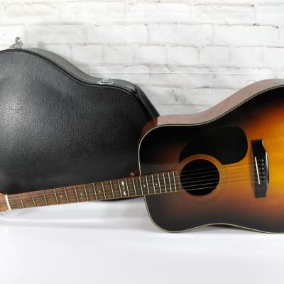 Sigma DM-4 S by C.F. Martin Acoustic Sunburst Guitar Korea w/hard case image 1