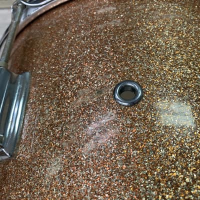 Rogers Headliner Outfit 20x14" / 14x14" / 12x8" Drumset 1960s Champagne Sparkle image 23