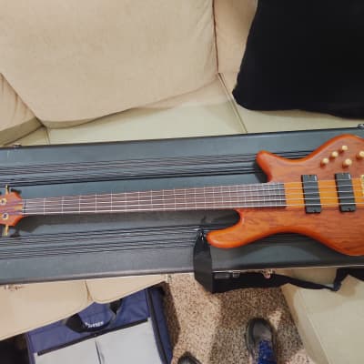 Schecter Stiletto Studio-5 Active 5-String Bass 2020s - Honey Satin for sale