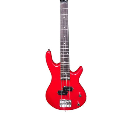 De Rosa GBJR-RD Junior Maple Neck 4-String Electric Bass Guitar w/Gig Bag, Strap, Strings & Cable for sale