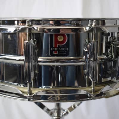 Premier Vintage PD6035 14x5 Chrome Hi-Fi Snare Drum 1975