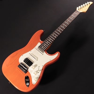 Suhr Guitars JE-Line Classic S Ash HSS (Trans Fiesta Red/Rosewood) #71899 image 2