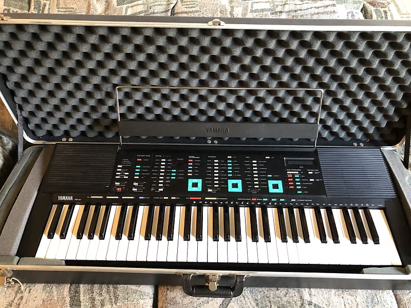 Vintage Yamaha PSR90 Synthesizer Arranger Keyboard Hard Reverb