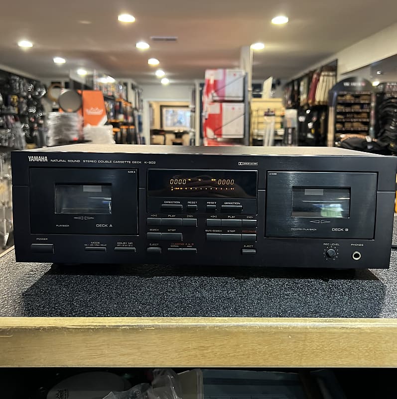 Yamaha K-902 Natural Sound Stereo Double Cassette Deck | Reverb