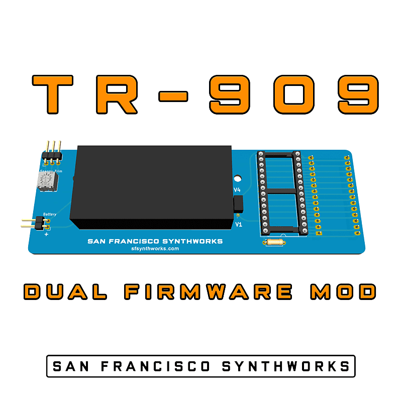 San Francisco Synthworks TR-909 / RE-909 Dual Firmware Mod image 1