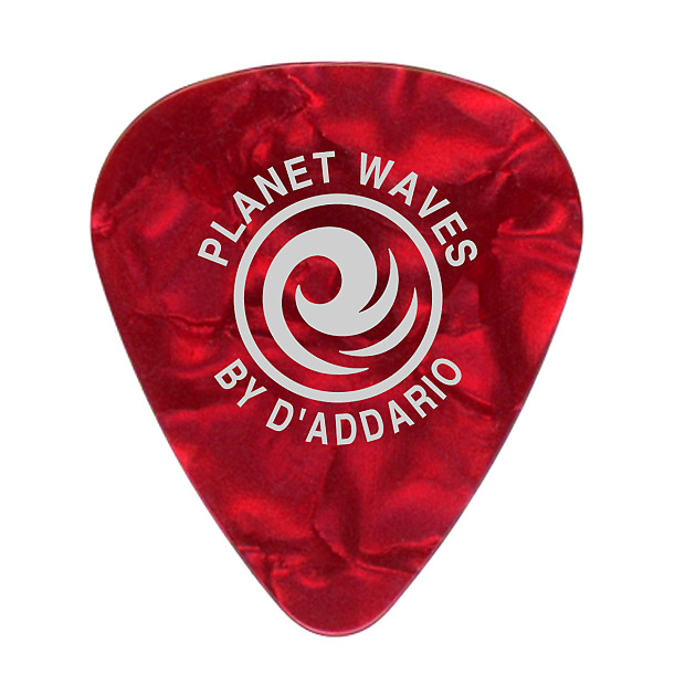 D'Addario 1CRP6-10 Celluloid Guitar Picks  - Heavy (10-Pack) image 1