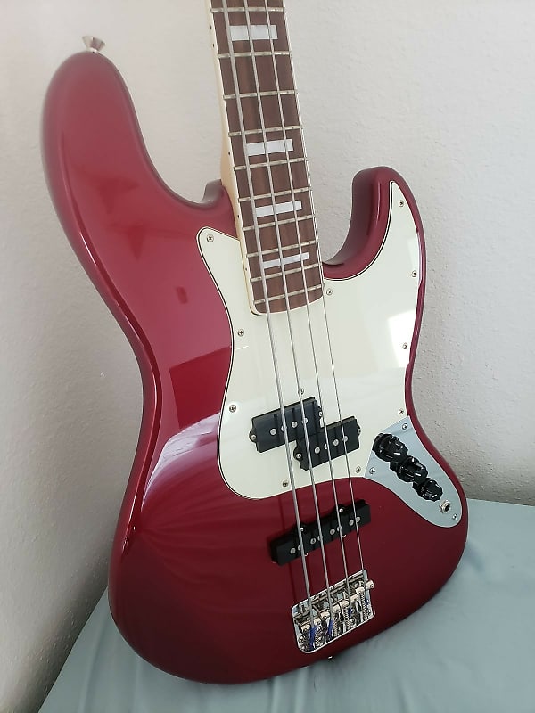Fender FSR Jazz Bass '75 Reissue Candy Apple Red image 1
