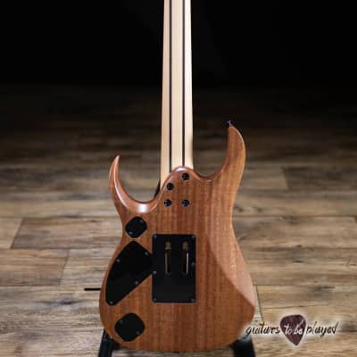 Ibanez RGDR4327 Prestige 7-String 26.5” Scale Guitar w/ Case – Natural Flat image 6