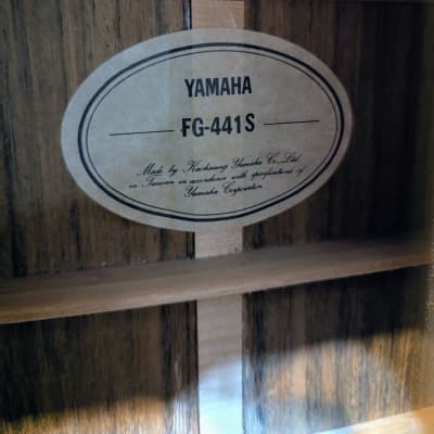 Yamaha FG-441S Dreadnought Acoustic Guitar image 9