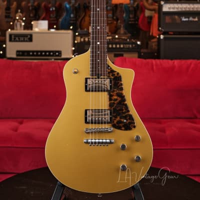 Asher Electro Sonic Gold Top Guitar - With Brazilian Rosewood Board! for sale